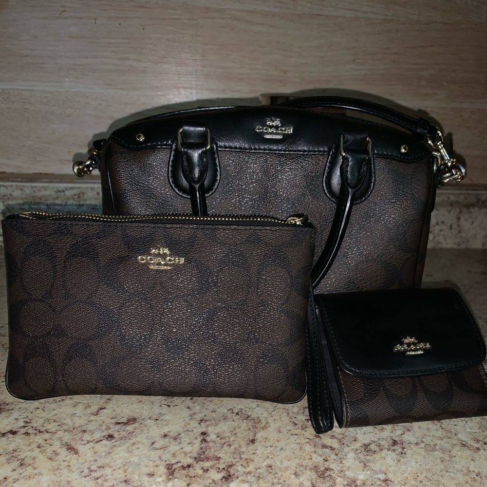 Coach purse set